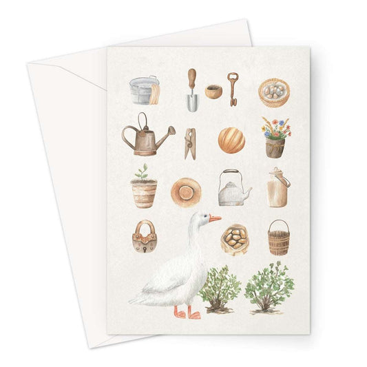 Country Life  Greeting Card