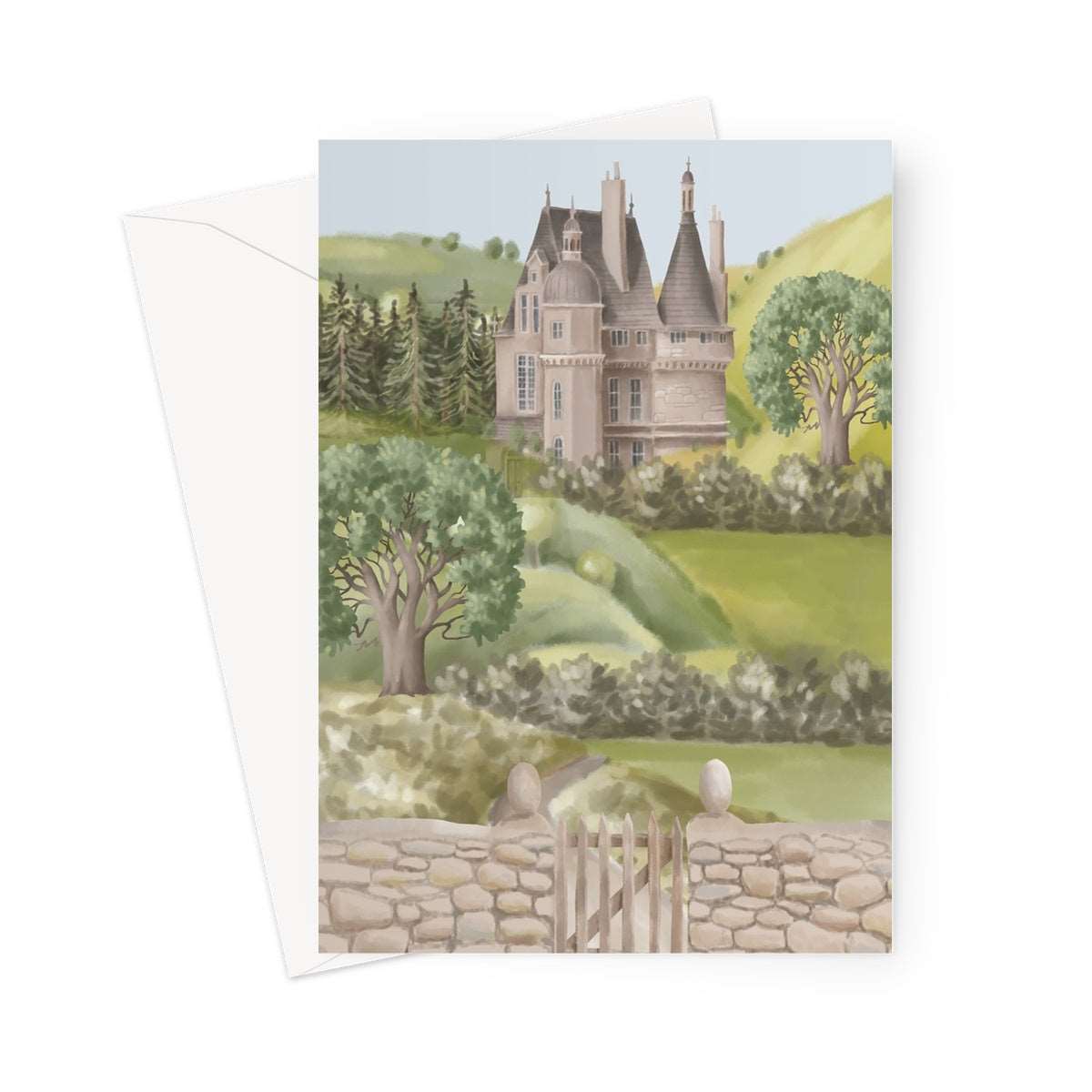 Fairytale Castle Greeting Card