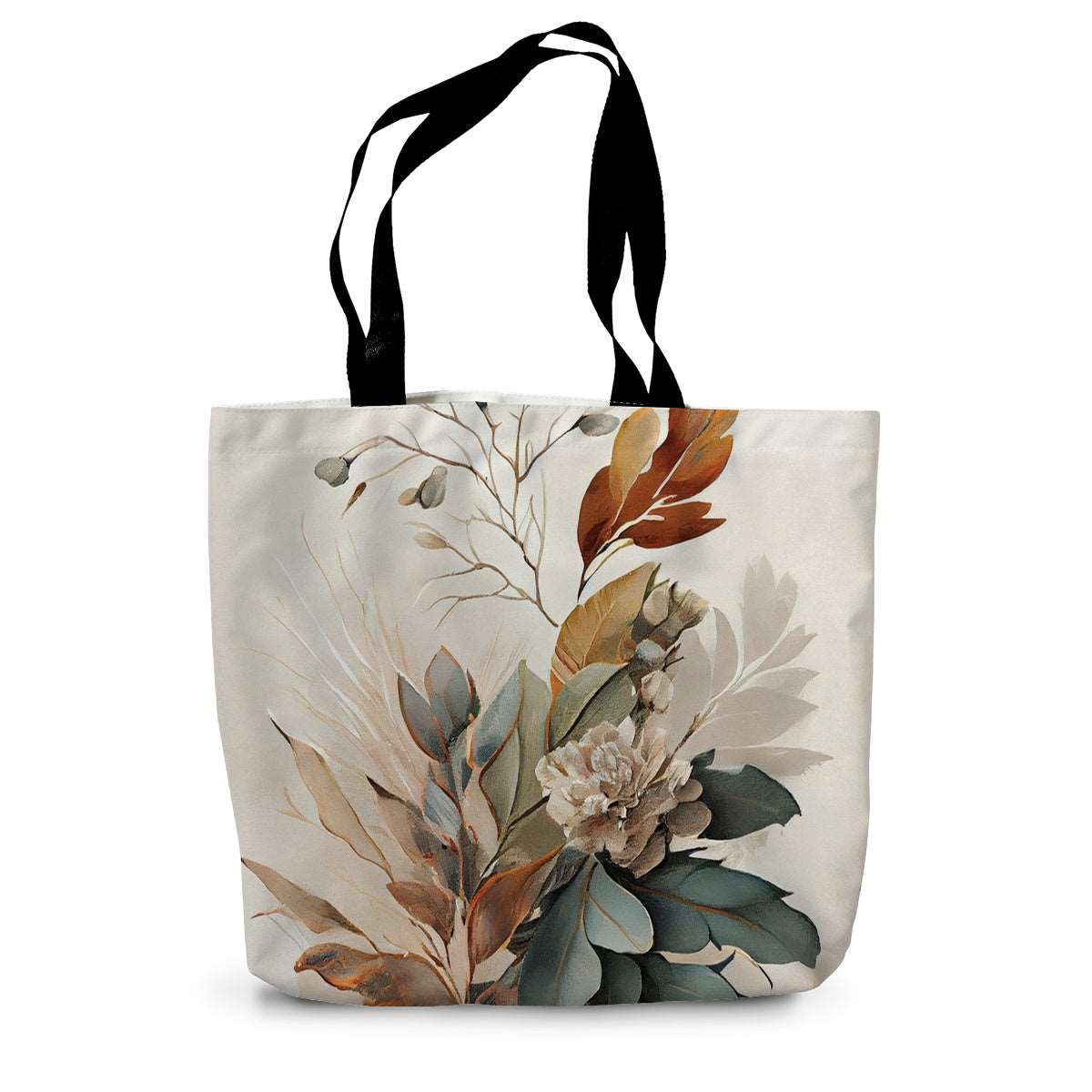 Vintage Autumn Flowers Tote Bag