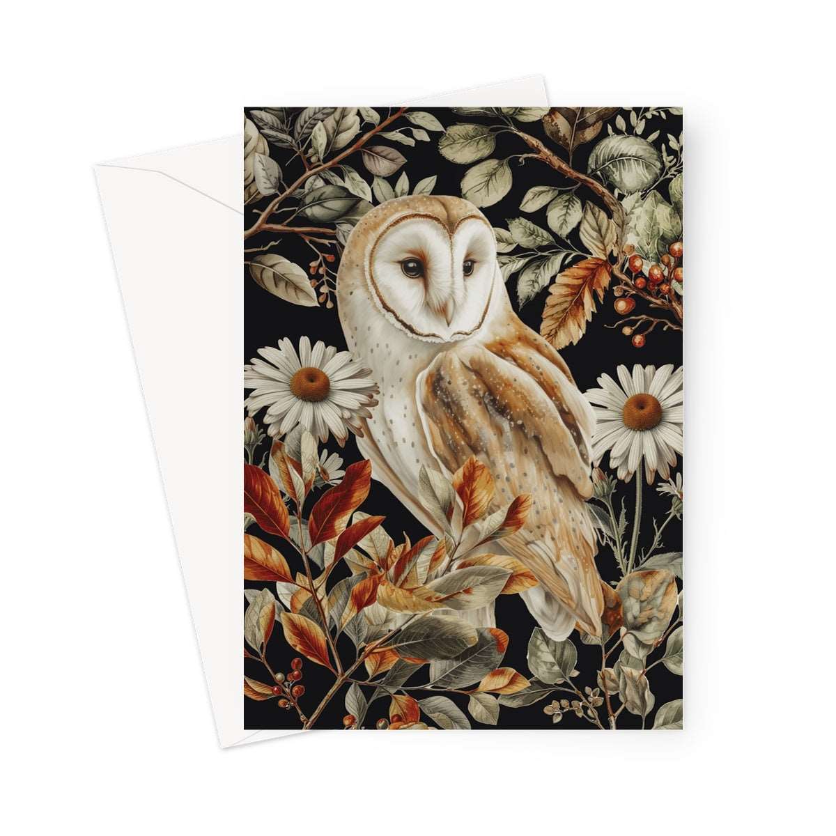 Barn Owl Greeting Card