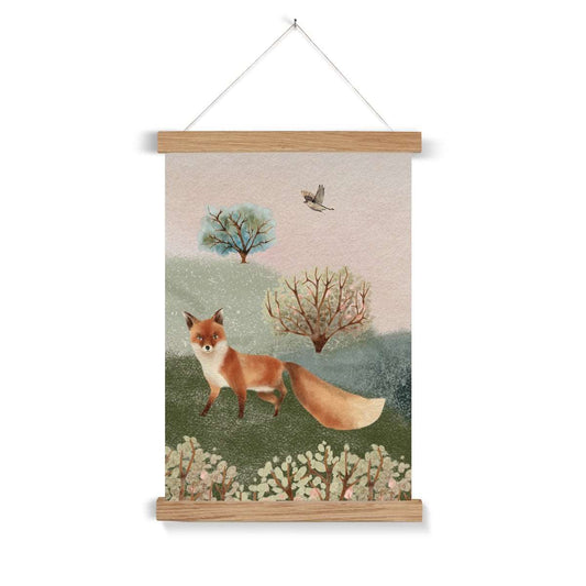 Blossom Wood Fox Hanging Print