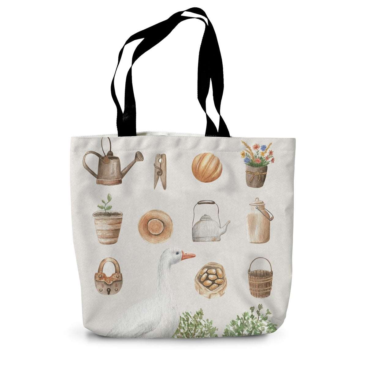 Country Life Canvas Tote Bag