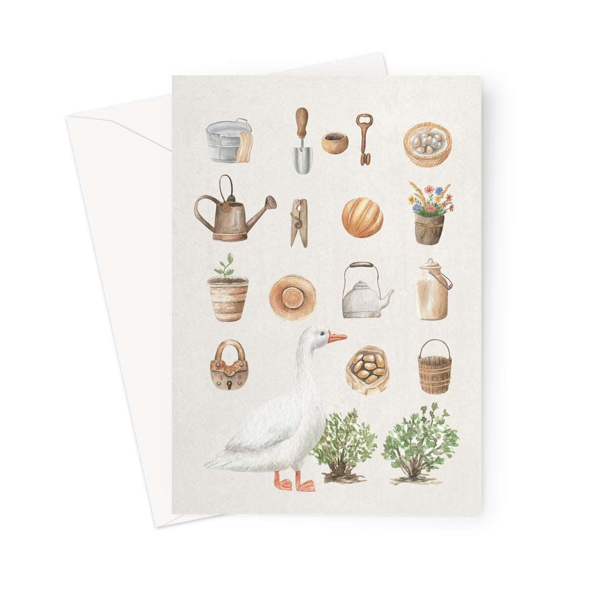 Country Life  Greeting Card