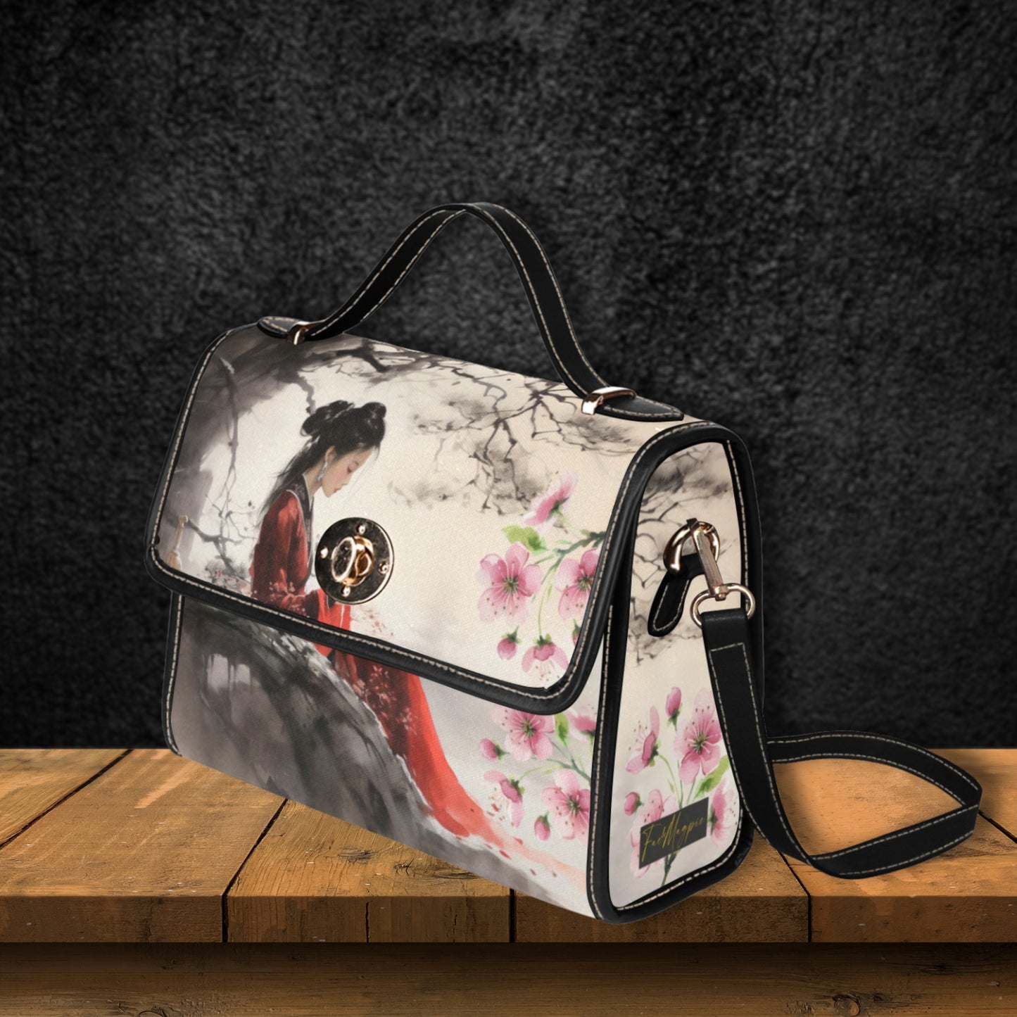 Oriental Lady Satchel Bag