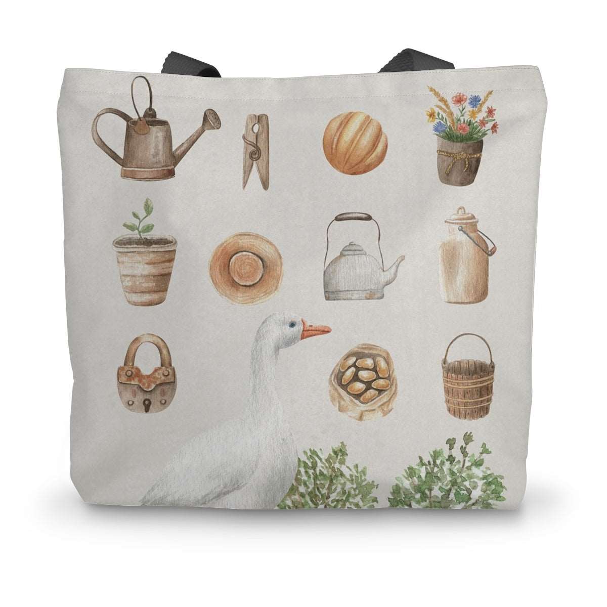 Country Life Canvas Tote Bag