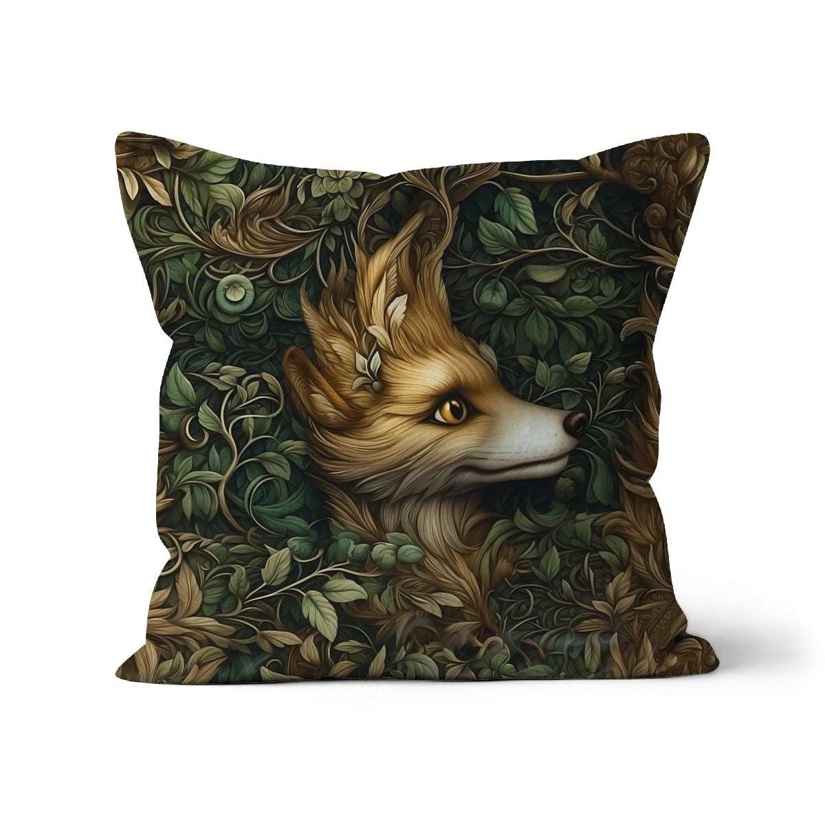 Mystic Forest Fox Cushion