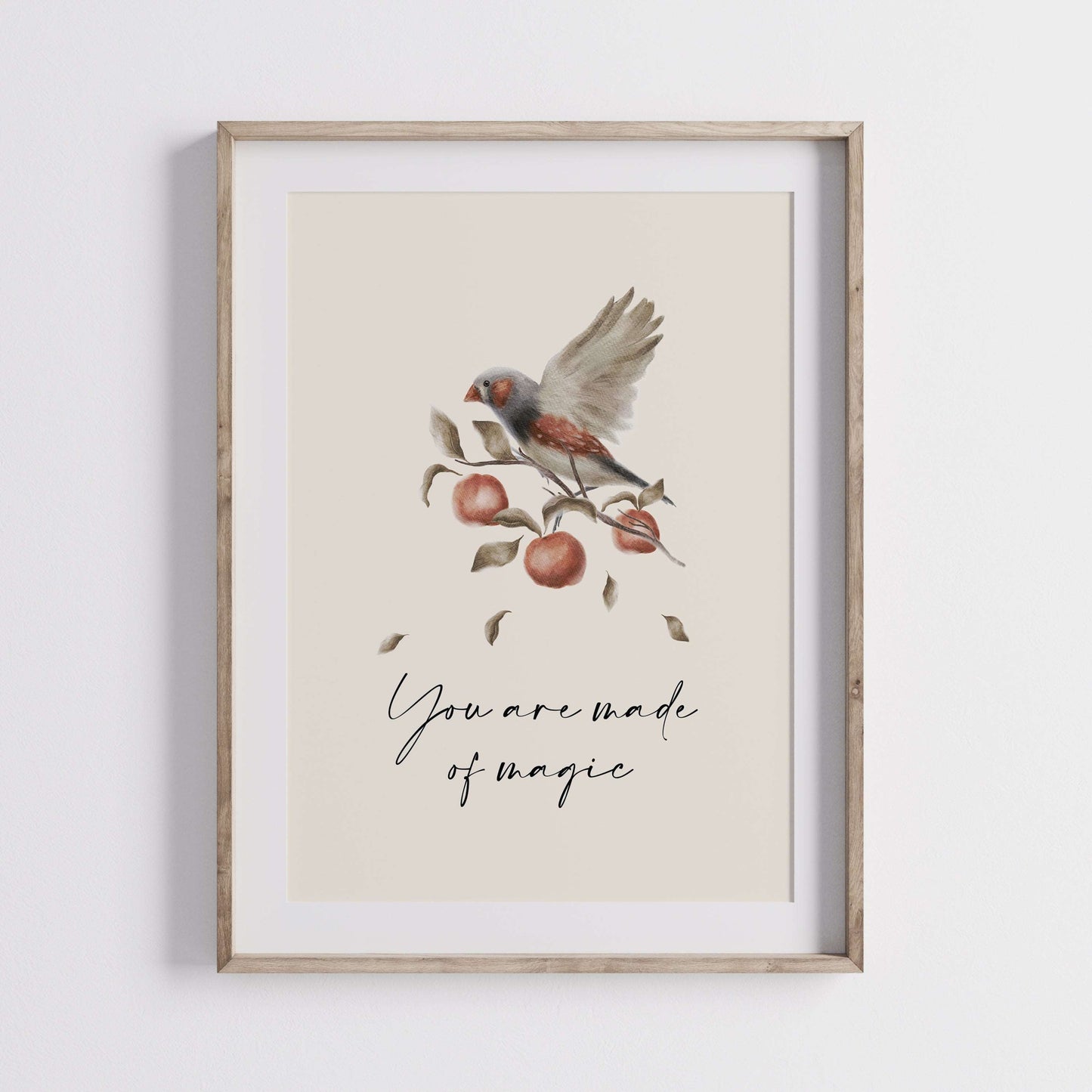 Woodland Bird Art Print