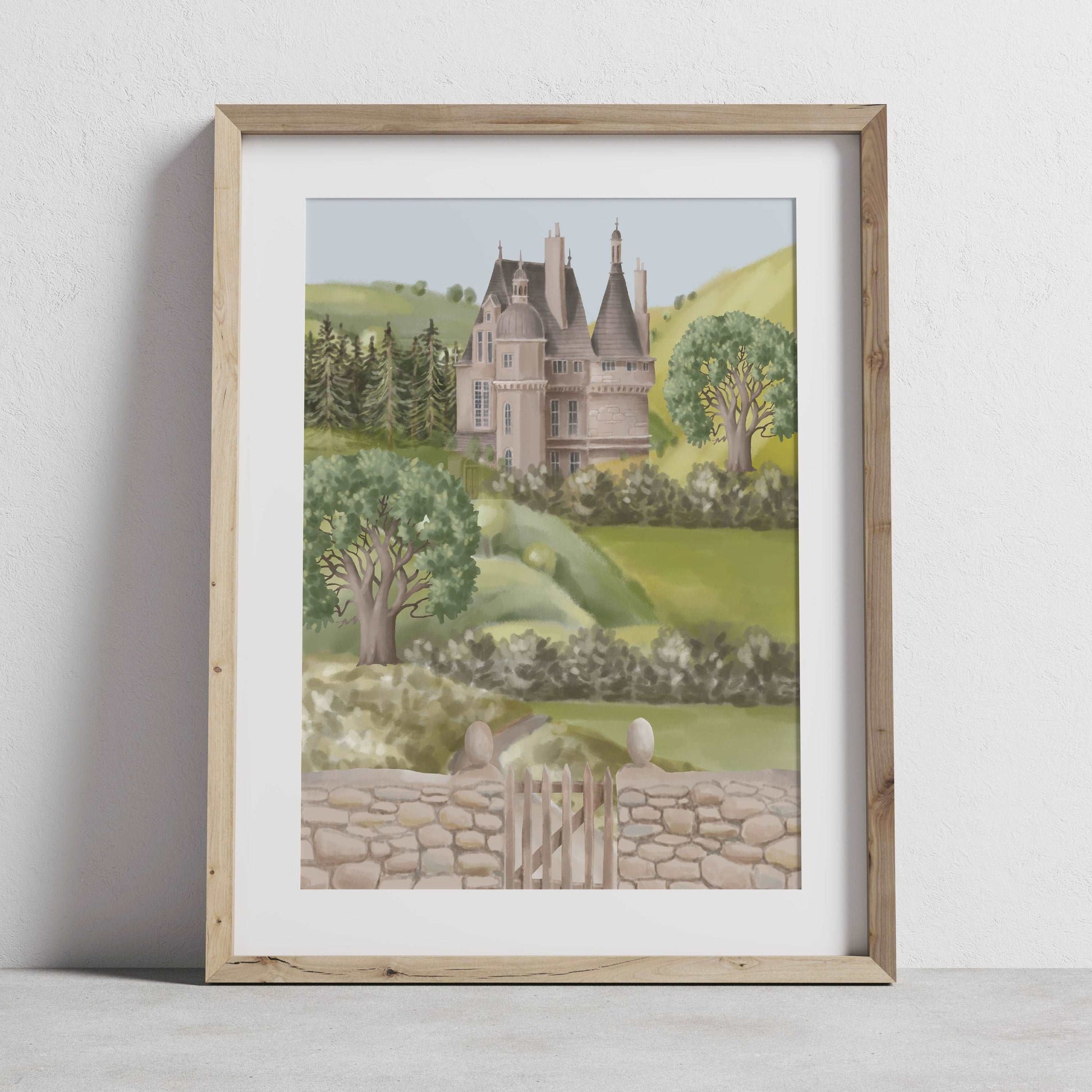 Fairytale Castle Art Print