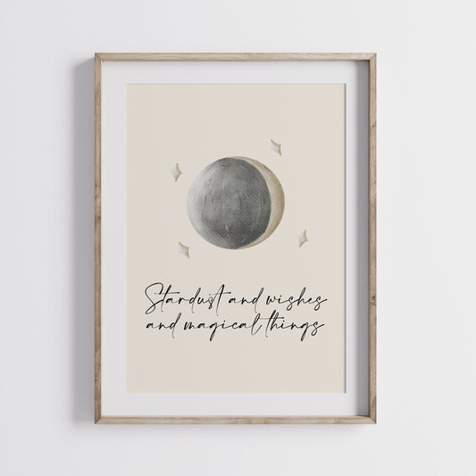 Woodland Moon Art Print