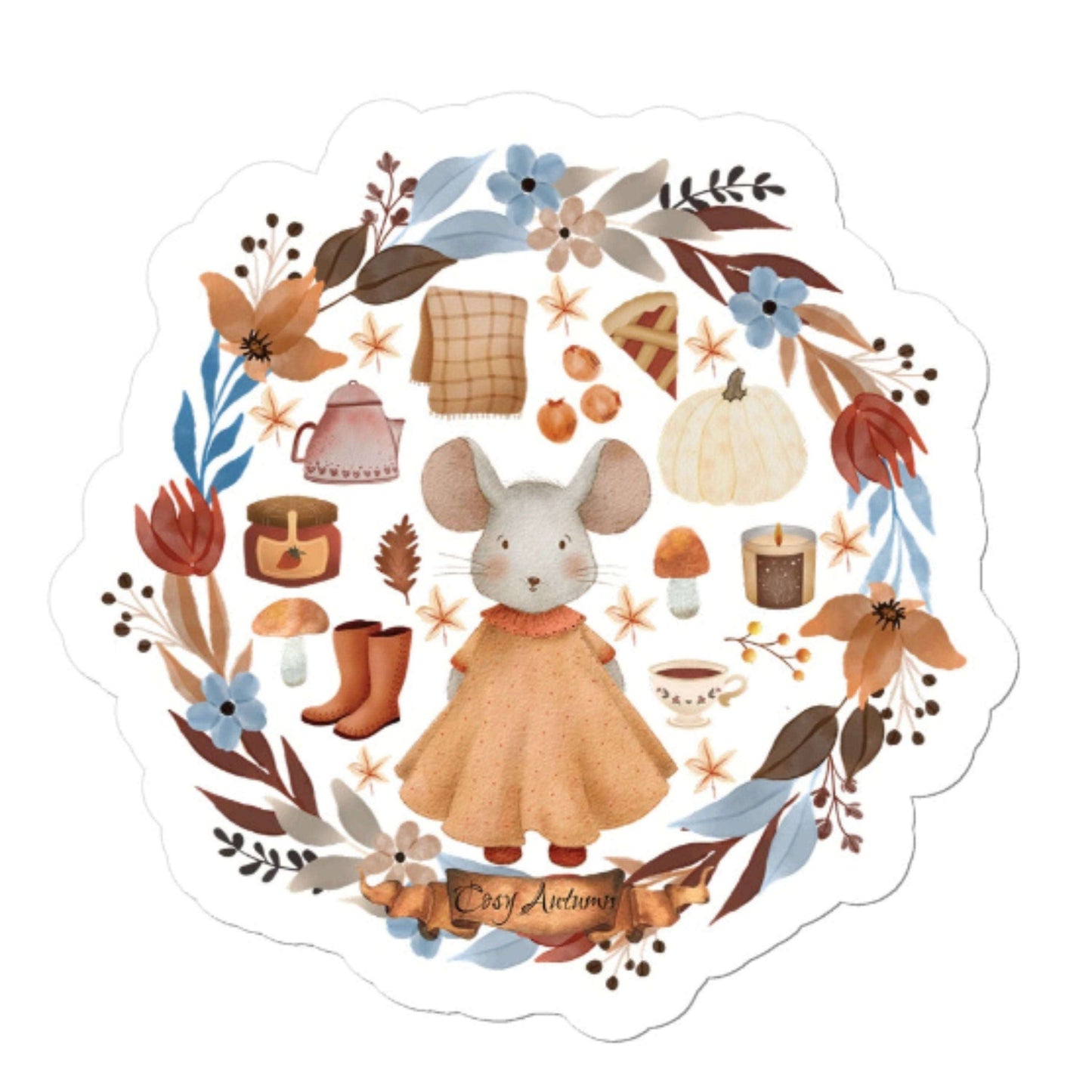 Missy Mouse Autumn Sticker