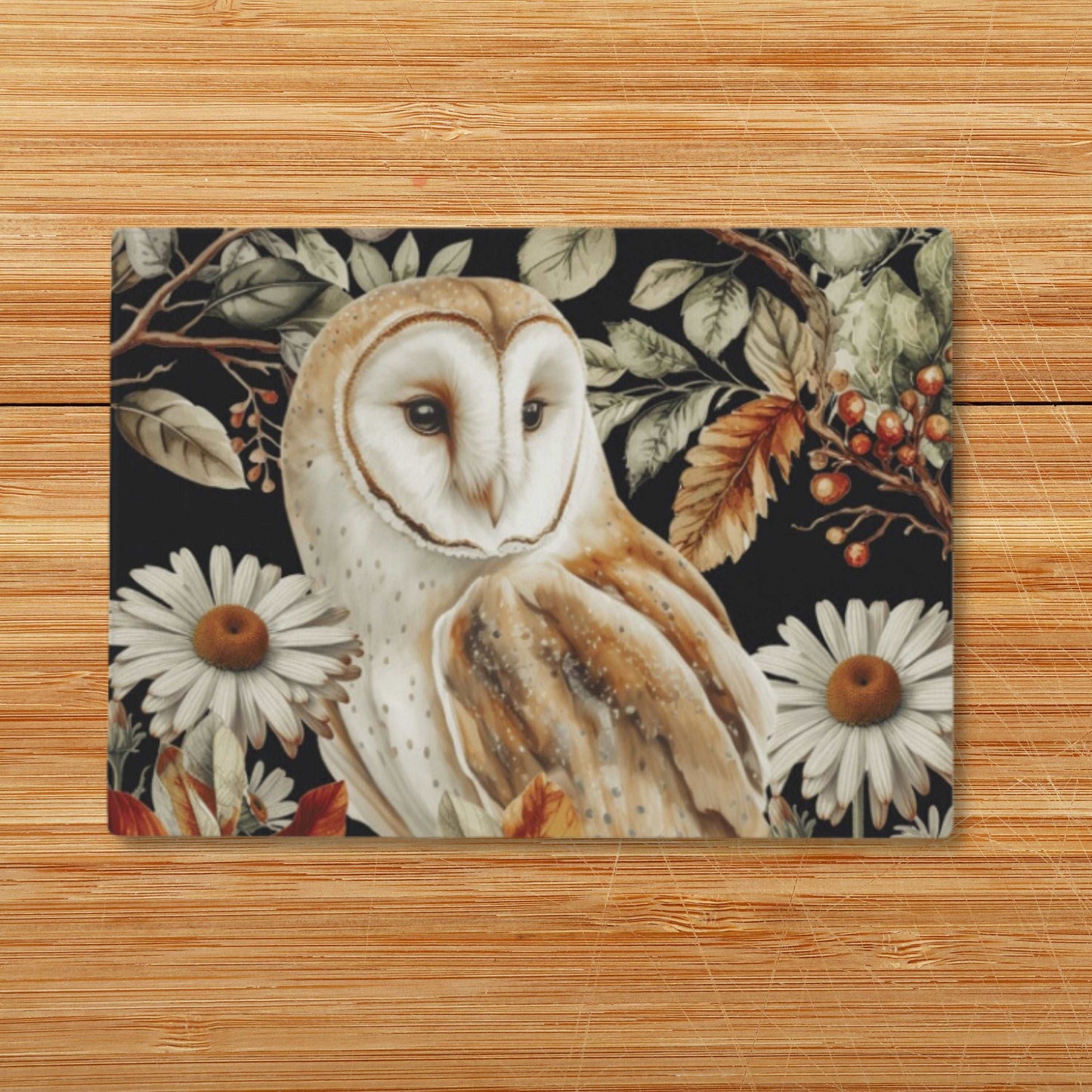 Barn Owl Chopping Board