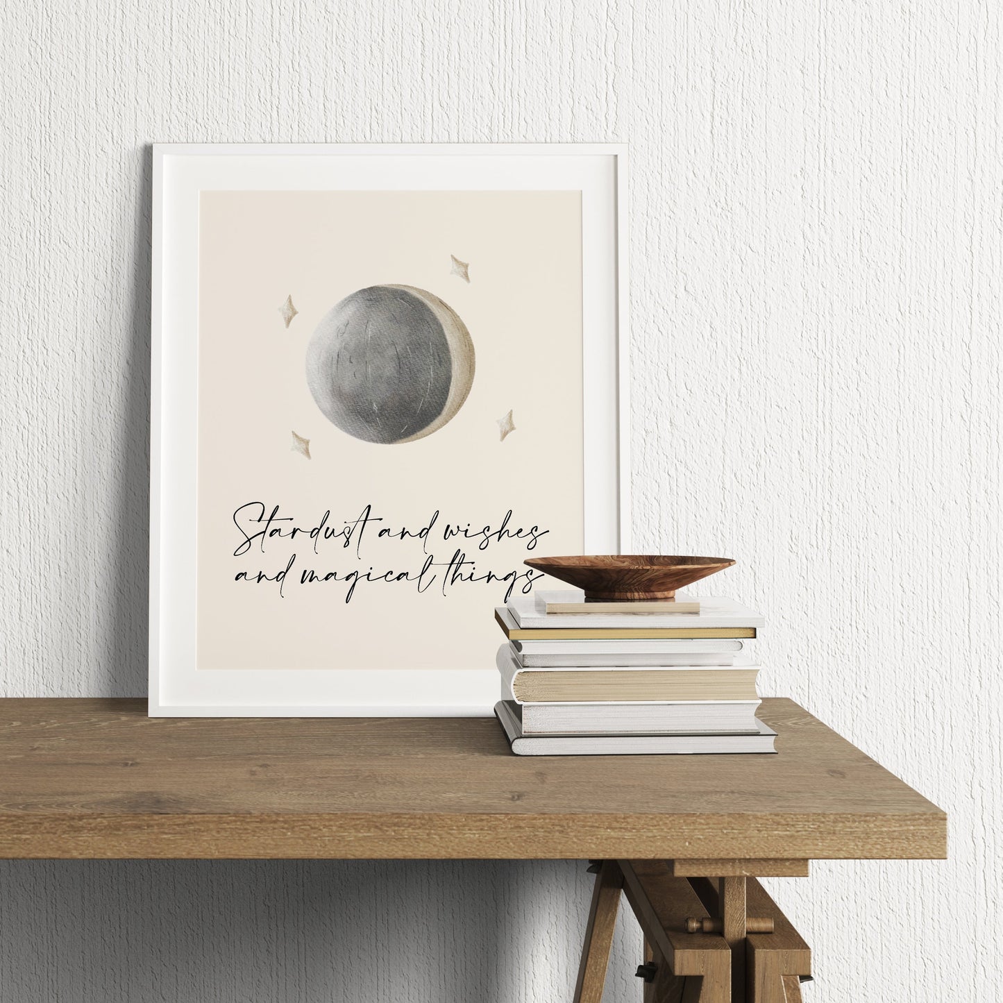 Woodland Moon Art Print