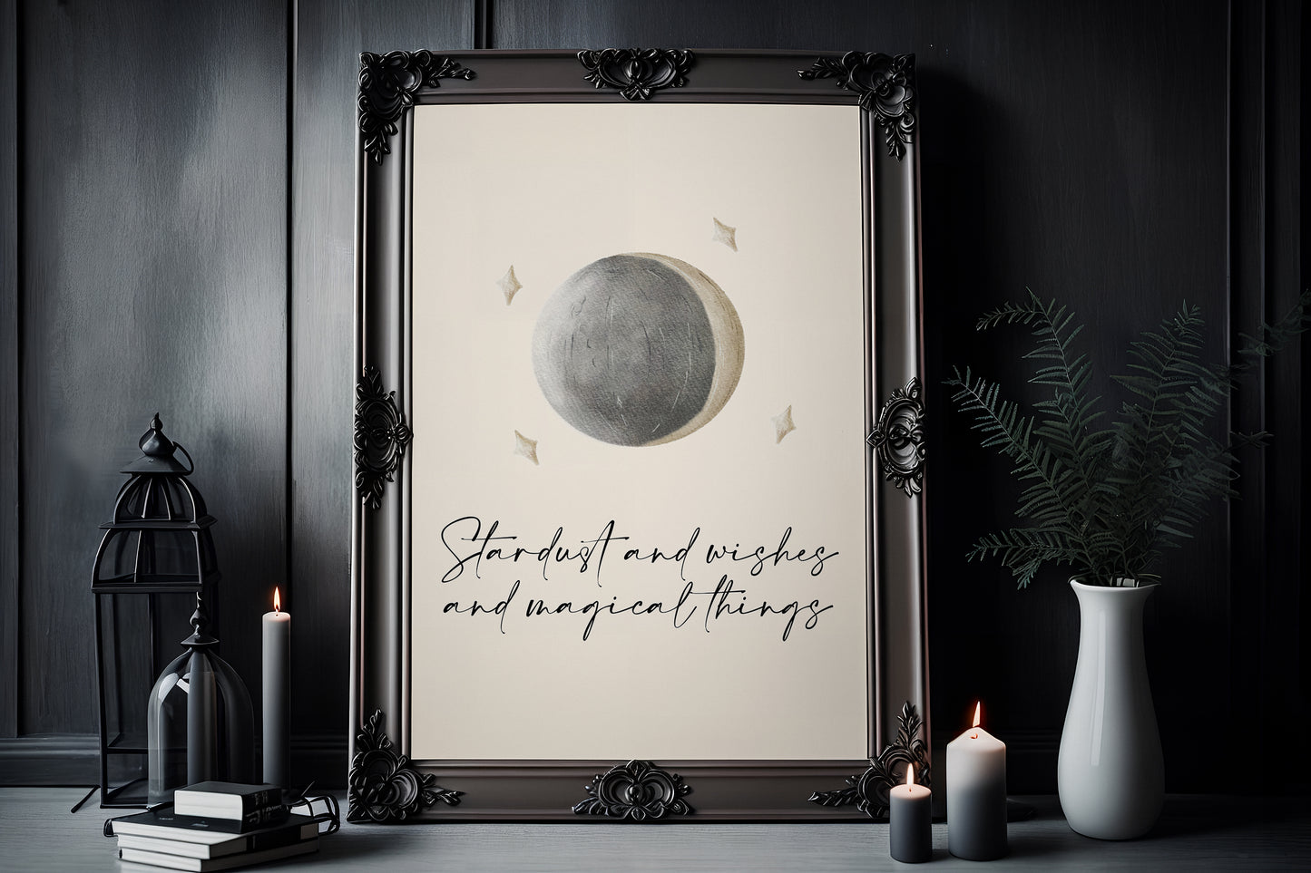 Woodland Moon Art Print