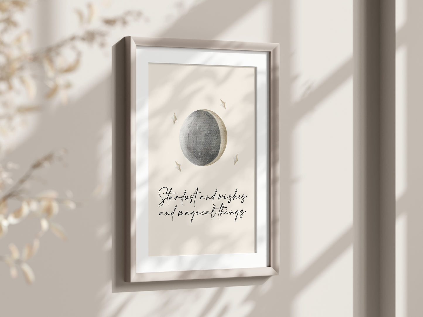 Woodland Moon Art Print