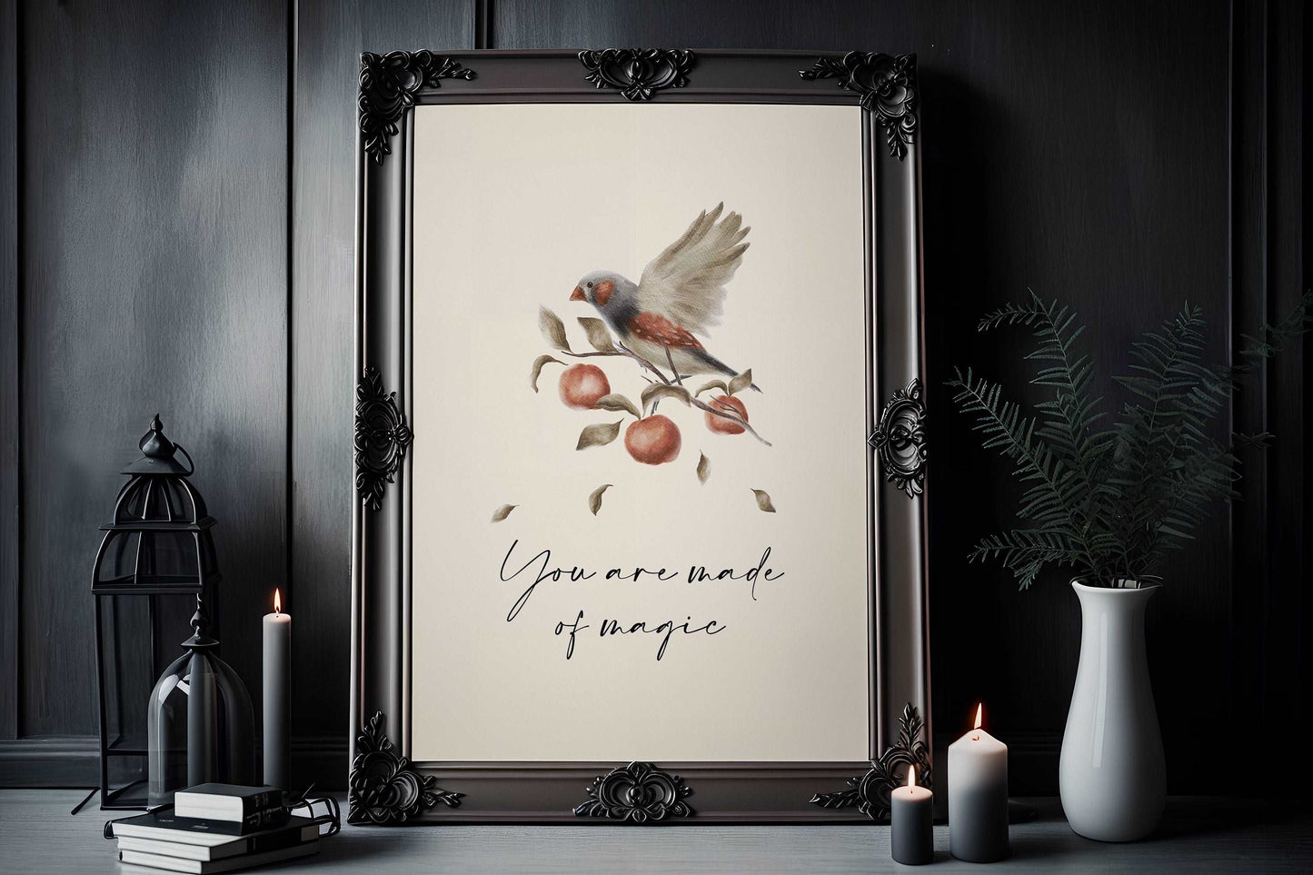 Woodland Bird Art Print