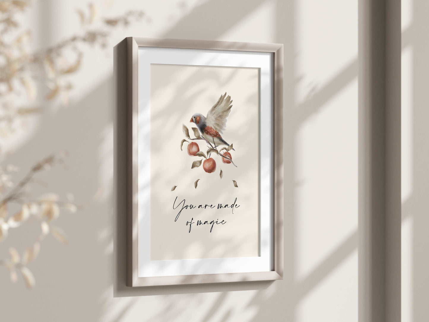 Woodland Bird Art Print