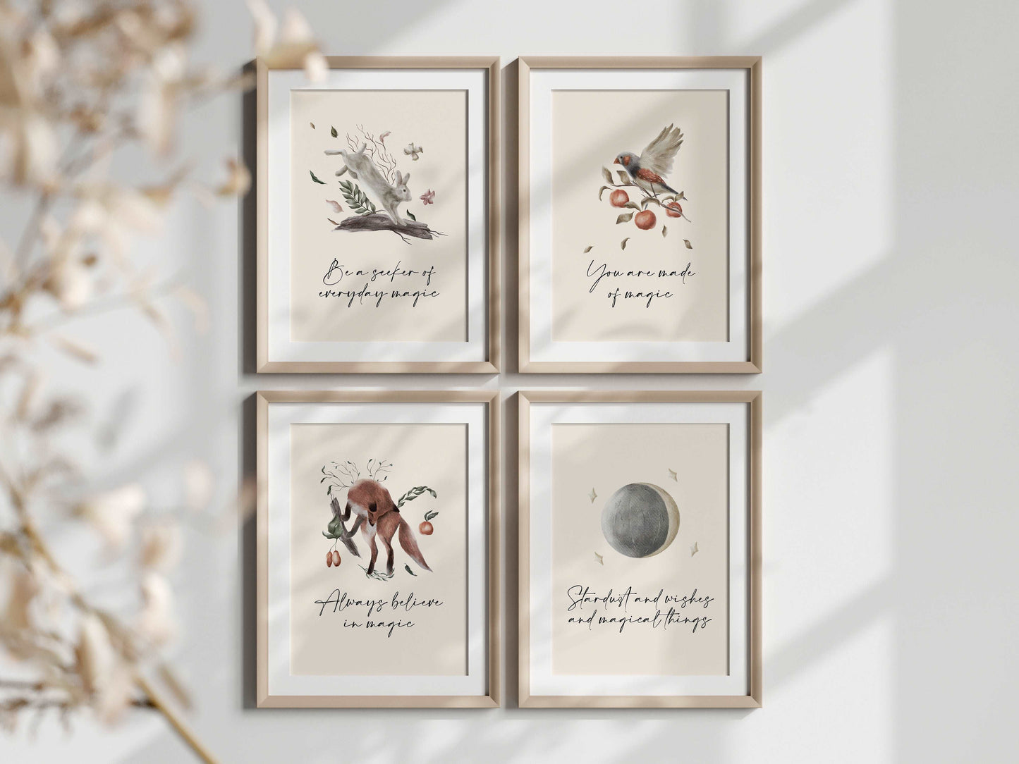 Woodland Art Print Set