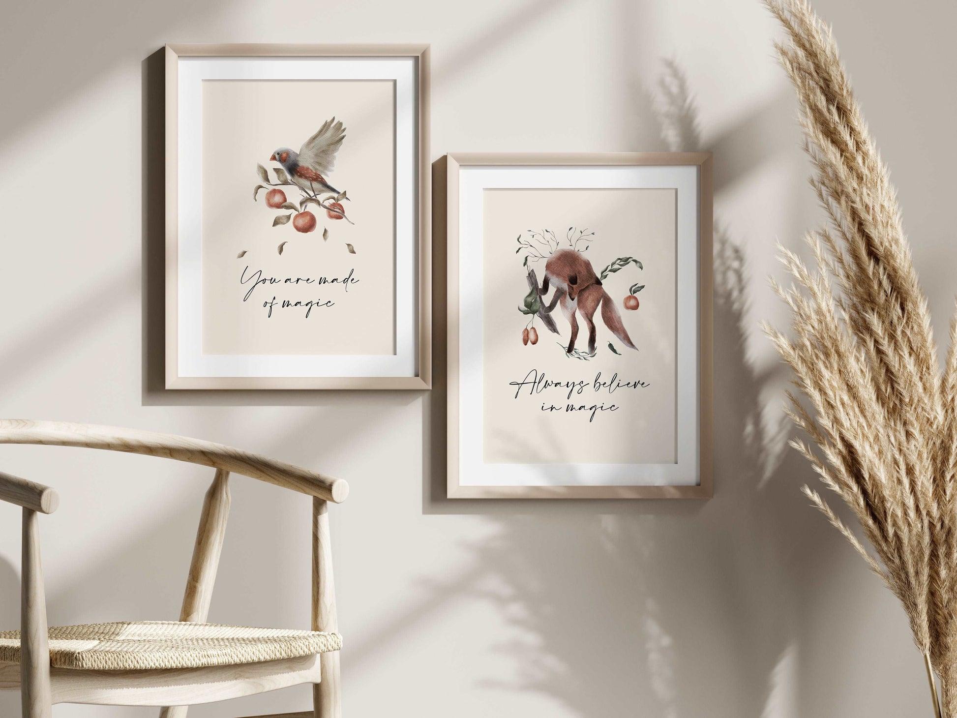 Woodland Art Print Set