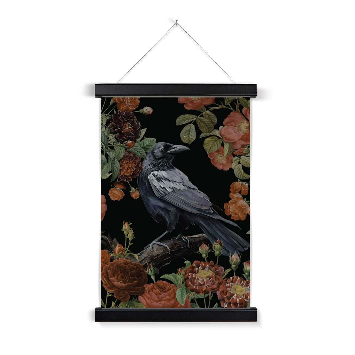 Raven Art Print with Hanger