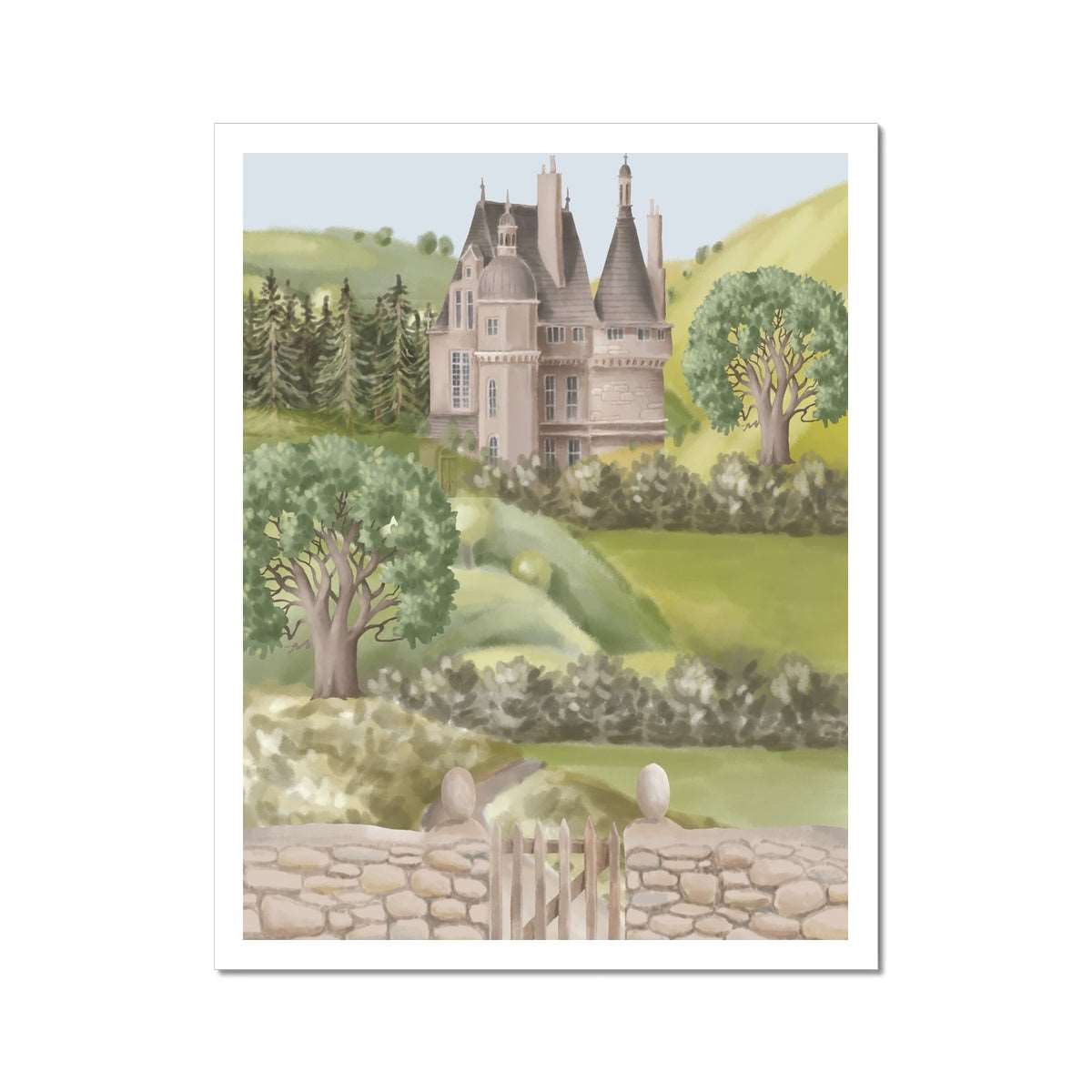 Fairytale Castle Art Print