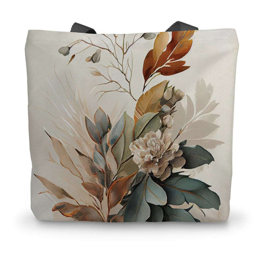 Vintage Autumn Flowers Tote Bag