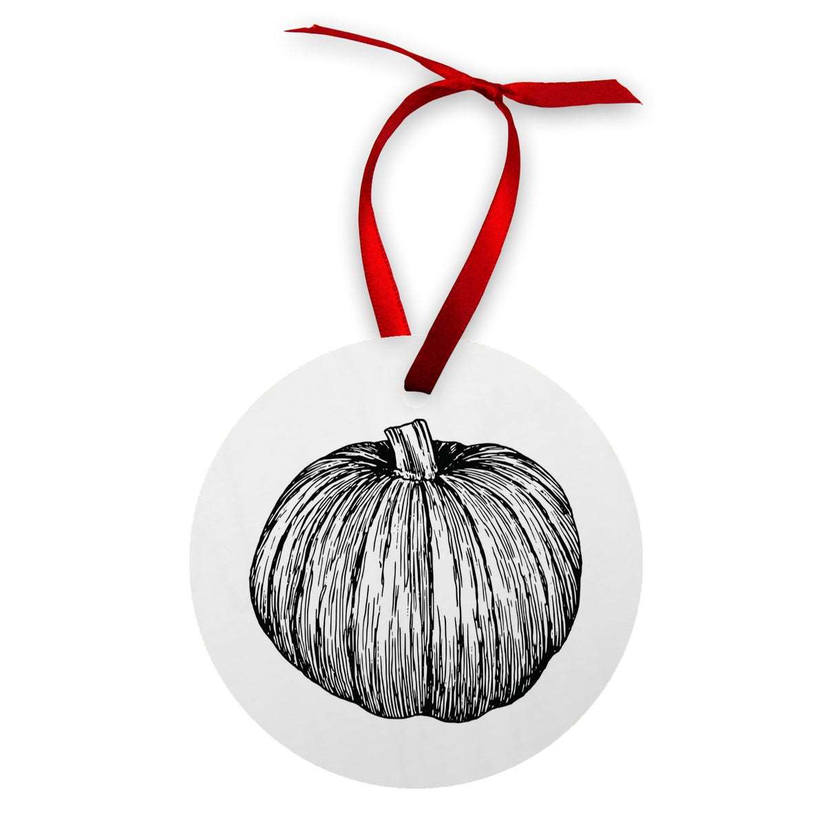 Pumpkin Wood Ornament