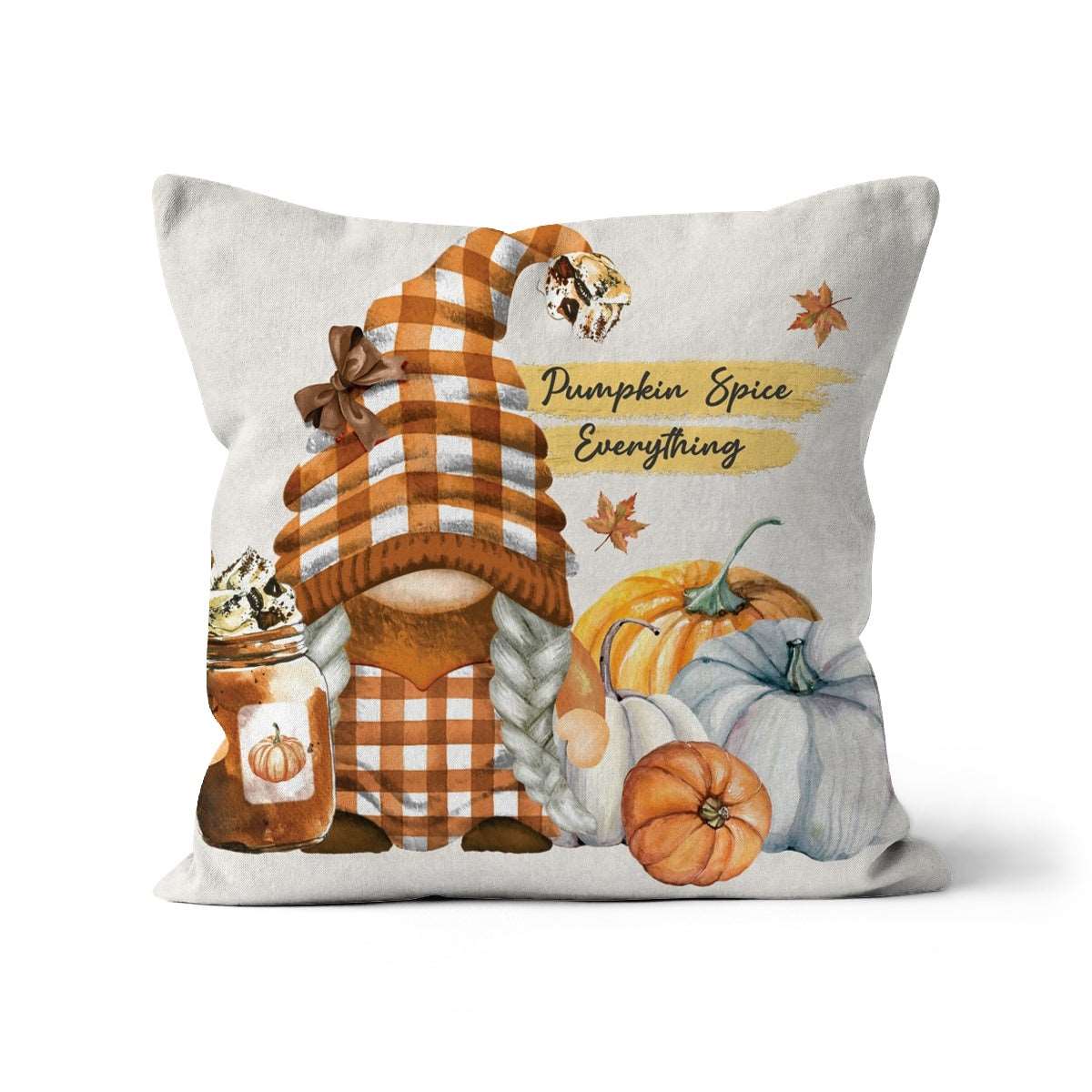 Gnome Pumpkin Spice Cushion