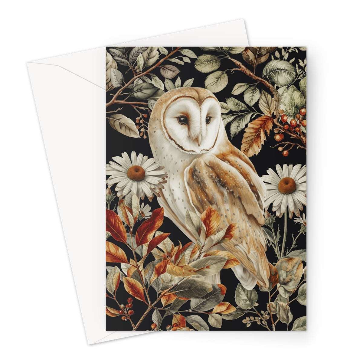 Barn Owl Greeting Card