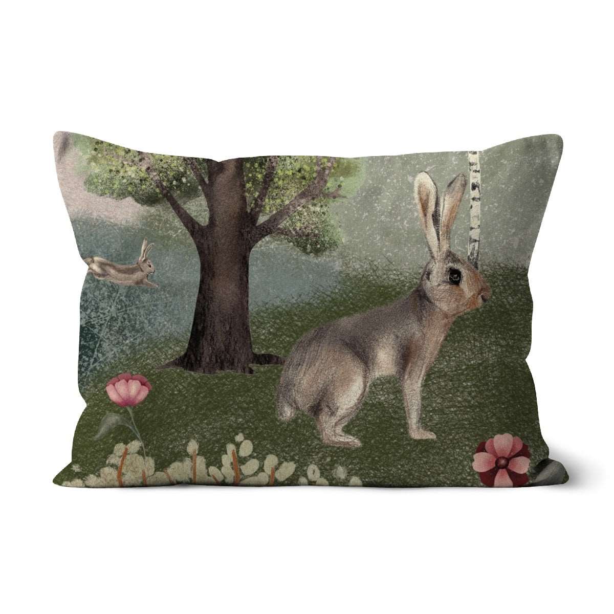 Blossom Wood Hare Cushion