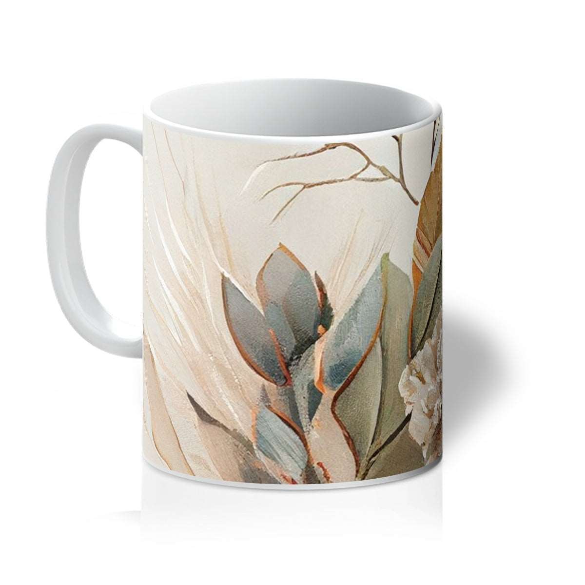 Vintage Autumn Flowers Mug