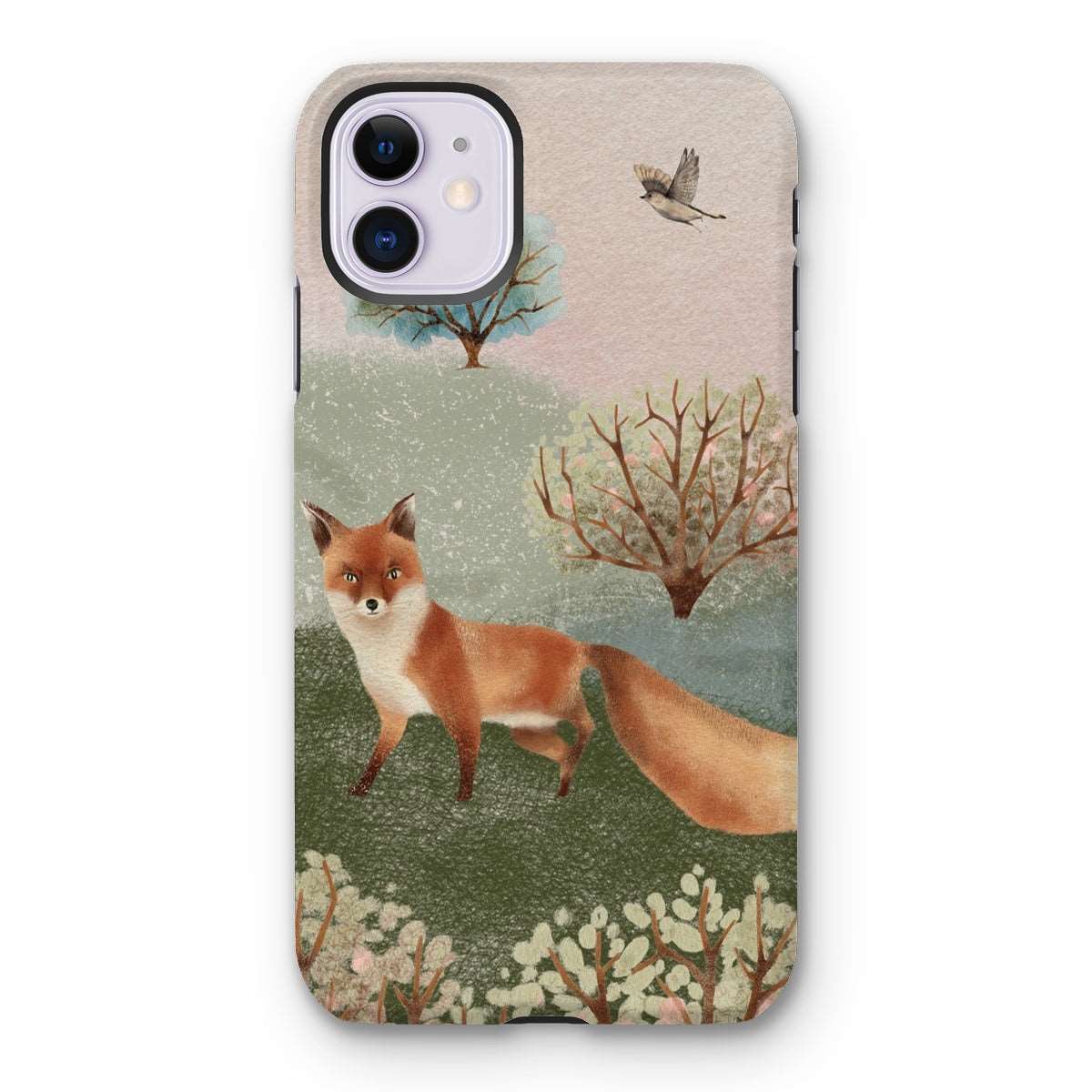 Blossom Wood Fox Phone Case