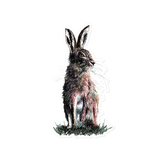 Rustic Hare Sticker