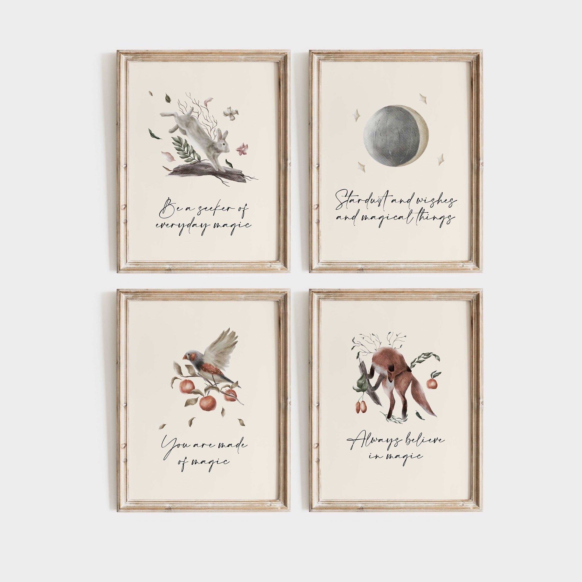 Woodland Art Print Set