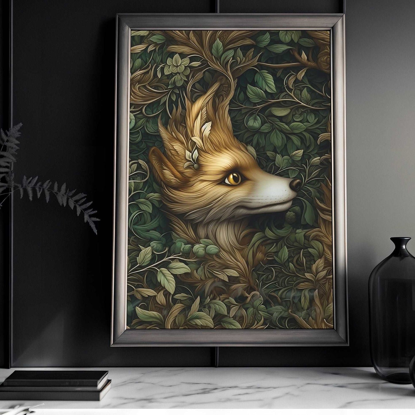 Mystic Forest Fox Art Print