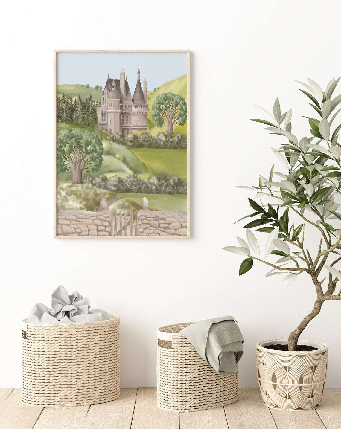 Fairytale Castle Art Print