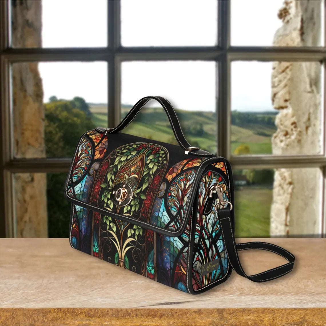 Stained Glass Satchel Bag