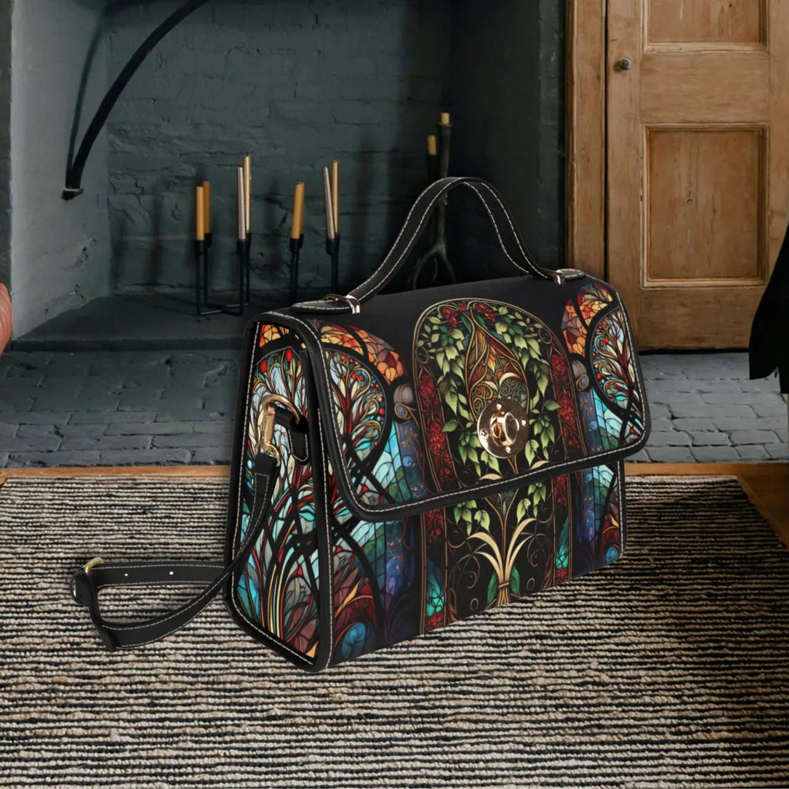 Stained Glass Satchel Bag