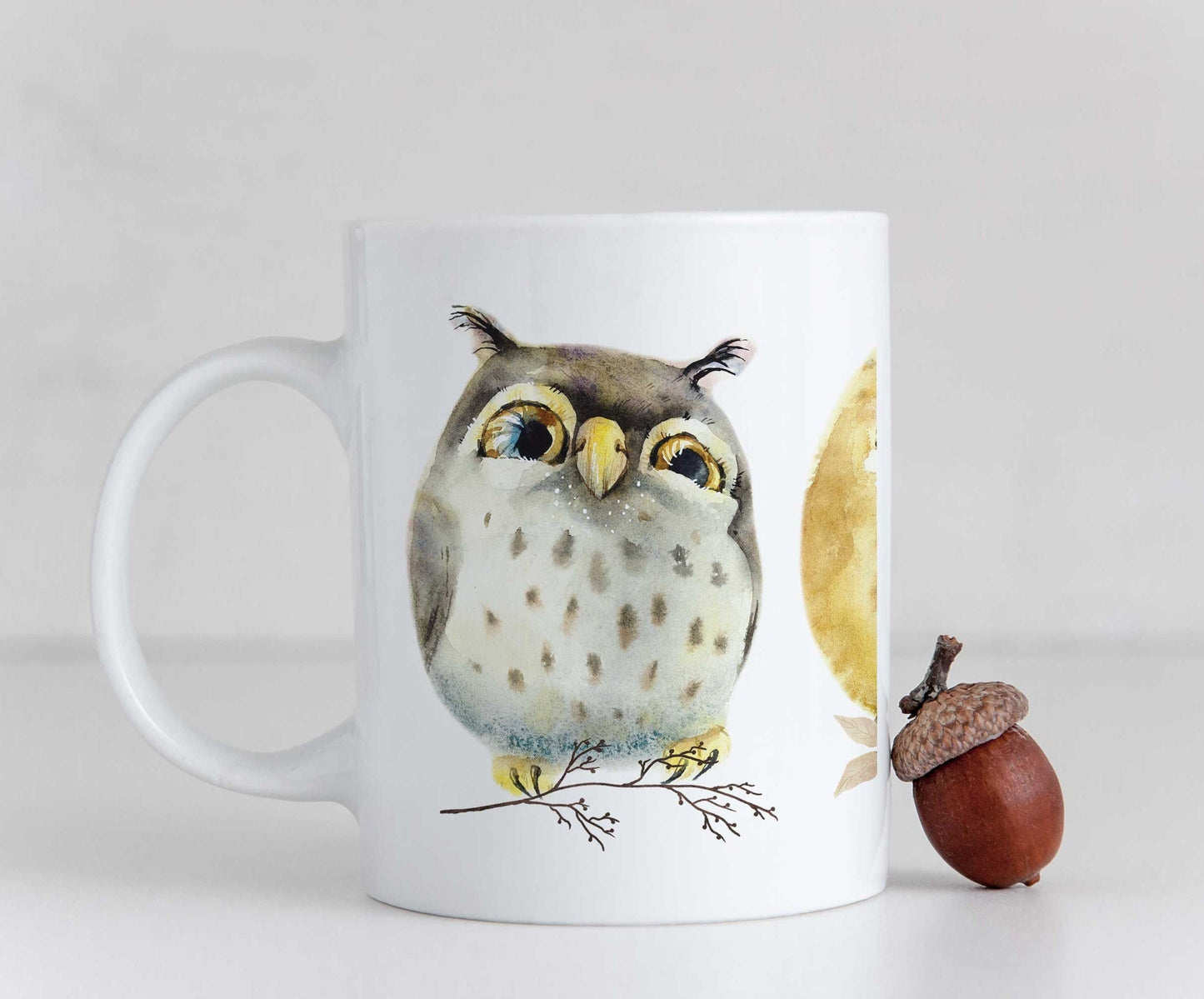 Owls Mug, Cute Owls, Bird Mug, Owl Lover Gift, Woodland Owls, owllovers, wildlife mug, nature mug, Fluffy Owls Mug, birdlover