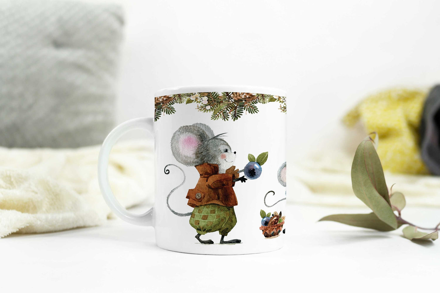 Winter Mice Fun Mug, Christmas Mug, Cute Christmas, Christmas Mice, Festive Mug, Christmas Gift, Winter Wonderland, Mouse Mug