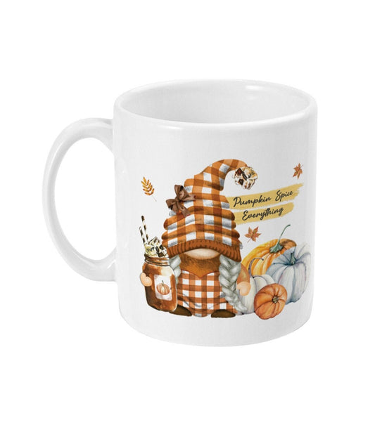 Gnome Autumn Mug | Cottage Core Fall Pumpkin Mug | Farmhouse Decor | Cute Country Style Mug