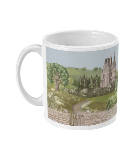 Fairytale Castle Mug, Fairy Story Mug, Cottagecore, Magical Fairytale Mug, Fairytale Illustration, Cinderella Castle , Princess Mug