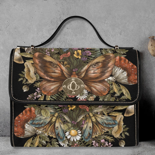 Wiccan Moth Satchel Bag