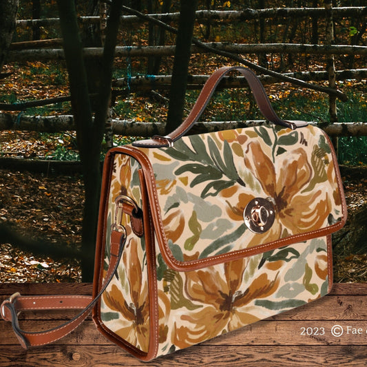 Autumn Floral Satchel Bag