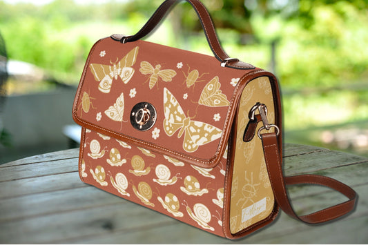 Summer Garden Satchel Bag