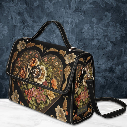 Victorian Heart Satchel Bag