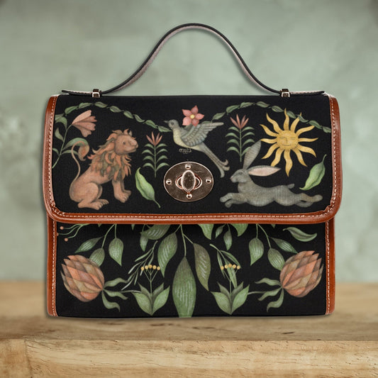 Vintage Garden Satchel Bag