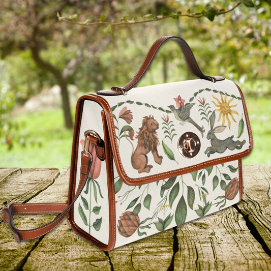 Vintage Garden Satchel Bag