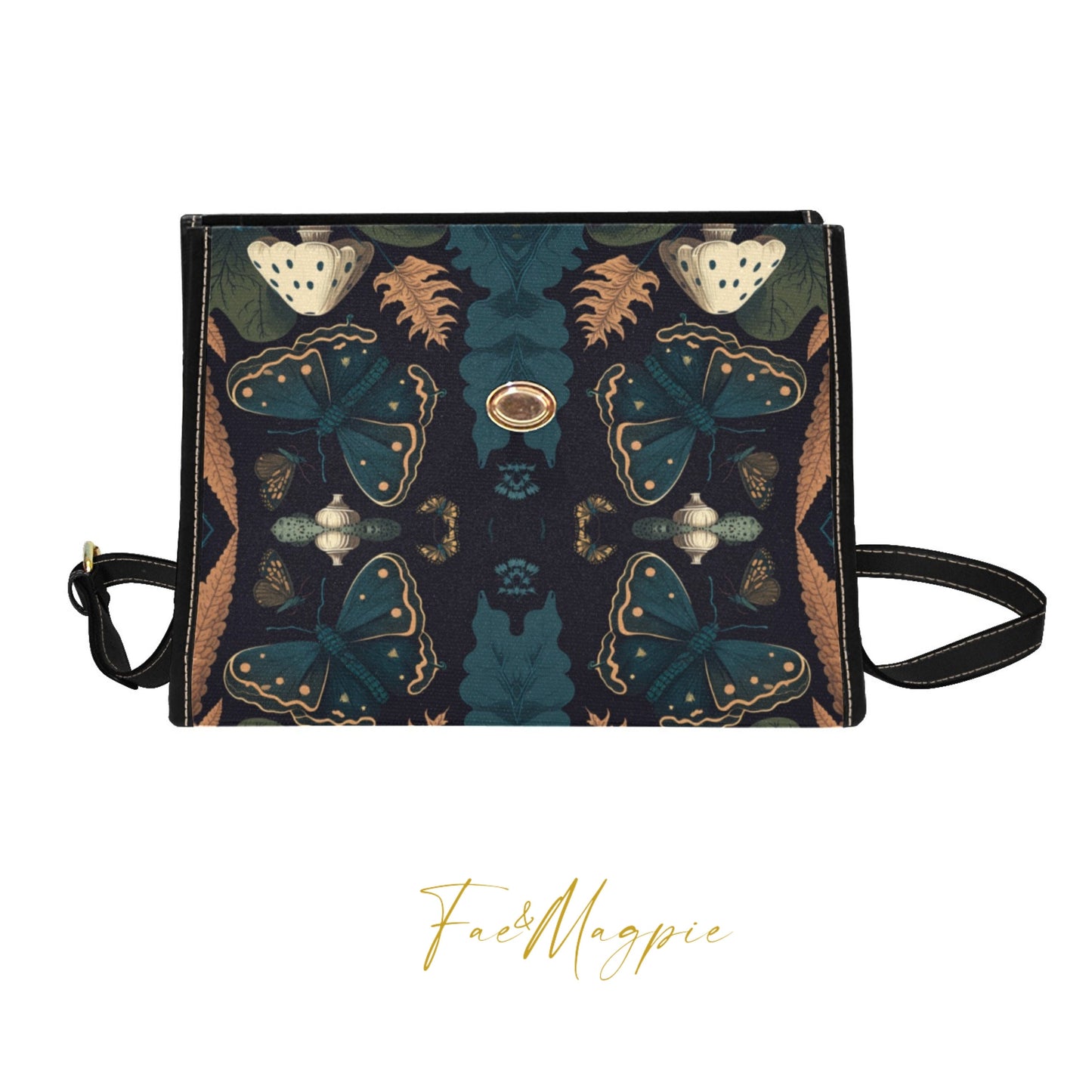 Mystical Moth Satchel Bag