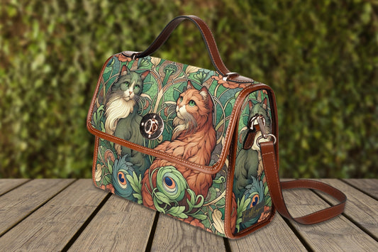 Cottagecore Cats Satchel Bag