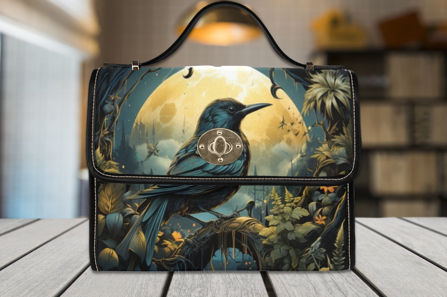 Moon Bird Satchel Bag